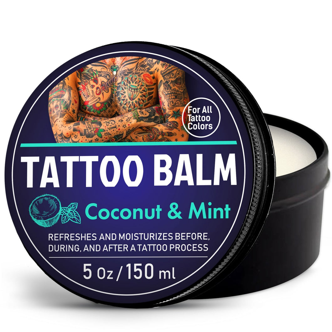 Colorful Tattoo Balm Aftercare Brightener for Old Tattoos, Soothing Cream for Tattooing, Moisturizer Tattoo Care Butter for Before Tattoo & After, Natural Tattoo Color Enhancement